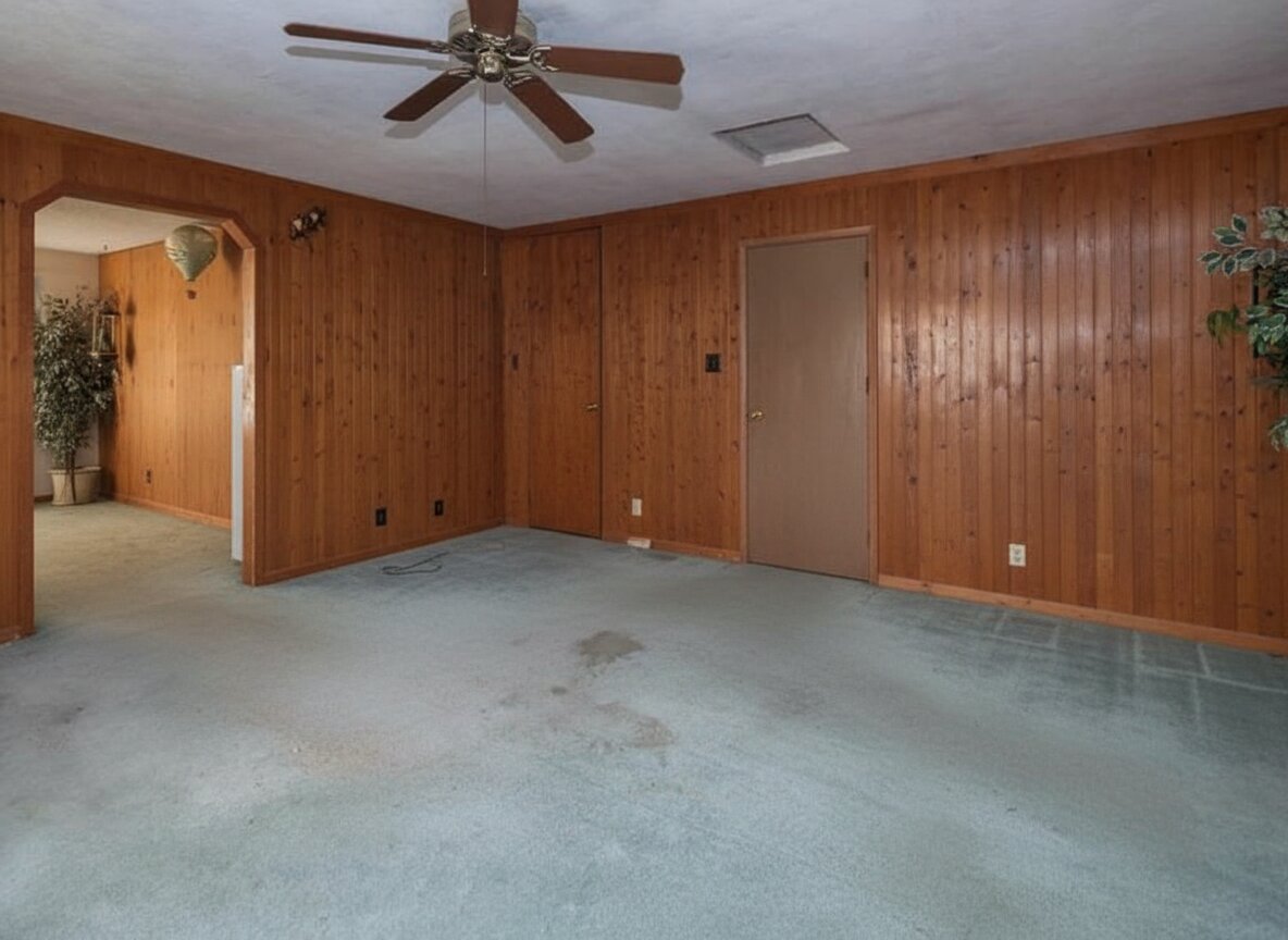 After - Clean, decluttered space